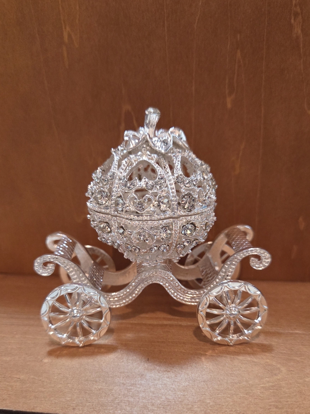 Cinderella Pumpkin Carriage Jewelry Holder ✨ Magnetic Heirloom Gift
